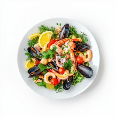 Фирменное блюдо Морской гриль прованс - купить в Малом Гангозере