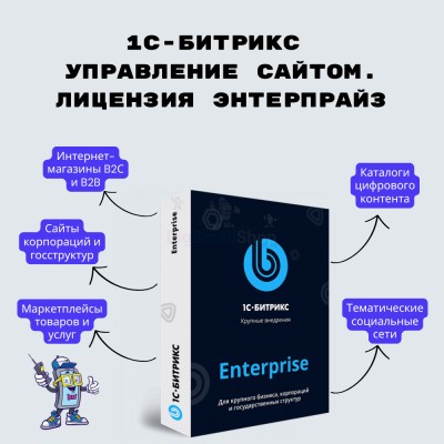 1С-Битрикс: Управление сайтом. Лицензия Энтерпрайз - купить в Малом Гангозере